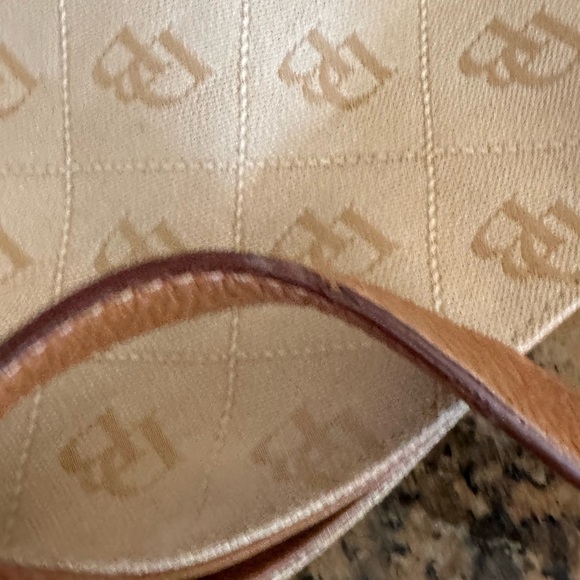 Dooney & Bourke canvas hobo style tote shopper bag • jumbo size - Picture 10 of 13